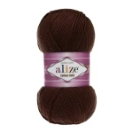 Włóczka Alize Cotton Gold 26 /  czekolada / 100g
