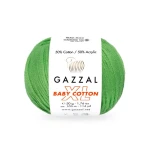 Włóczka Gazzal Baby Cotton XL 3448 / zielony
