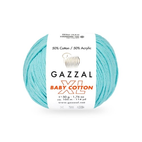 Włóczka Gazzal Baby Cotton XL 3451 / patyna