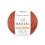 Włóczka Gazzal Baby Cotton XL 3454 / miedziany