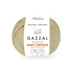 Włóczka Gazzal Baby Cotton XL 3464 / jasne khaki