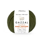 Włóczka Gazzal Baby Cotton XL 3463 / sosna