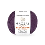 Włóczka Gazzal Baby Cotton XL 3441 / fiolet 