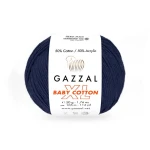 Włóczka Gazzal Baby Cotton XL 3438 / granat