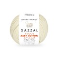 Włóczka Gazzal Baby Cotton XL 3437 / krem
