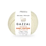 Włóczka Gazzal Baby Cotton XL 3437 / krem