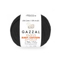 Włóczka Gazzal Baby Cotton XL 3433 / czerń