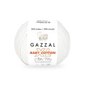 Włóczka Gazzal Baby Cotton XL 3432 / biel