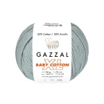 Włóczka Gazzal Baby Cotton XL 3430 / szary
