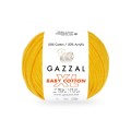 Włóczka Gazzal Baby Cotton XL 3417 / żółty