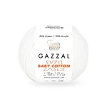 Włóczka Gazzal Baby Cotton XL 3410 / ecru