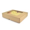 Pudełko z klapką i okienkiem 25x20x5 cm PREMIUM