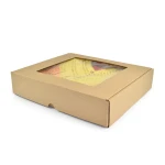Krabička s víčkem a průhledným okénkem 25x20x5 cm PREMIUM