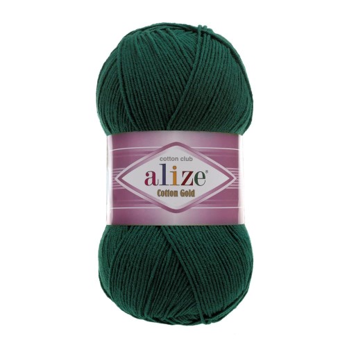 Włóczka Alize Cotton Gold 426 / morska zieleń