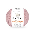 Włóczka Gazzal Baby Cotton XL 3444 / brudny róż