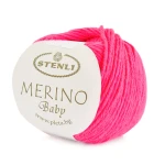 Włóczka Stenli Merino Baby 304 / ultra róż
