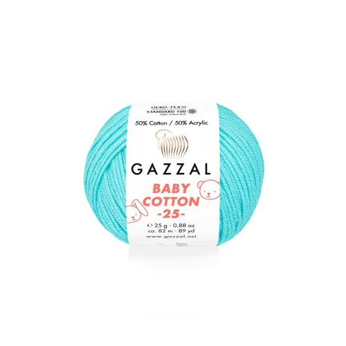 Włóczka Gazzal Baby Cotton 3451 - 25g - patyna