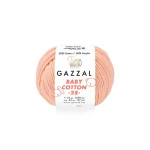 Włóczka Gazzal Baby Cotton 3412 - 25g - brzoskwinia