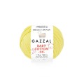 Włóczka Gazzal Baby Cotton 3413 - 25g - jasny żółty