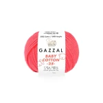 Włóczka Gazzal Baby Cotton 3458 - 25g - ultra ciemny koral