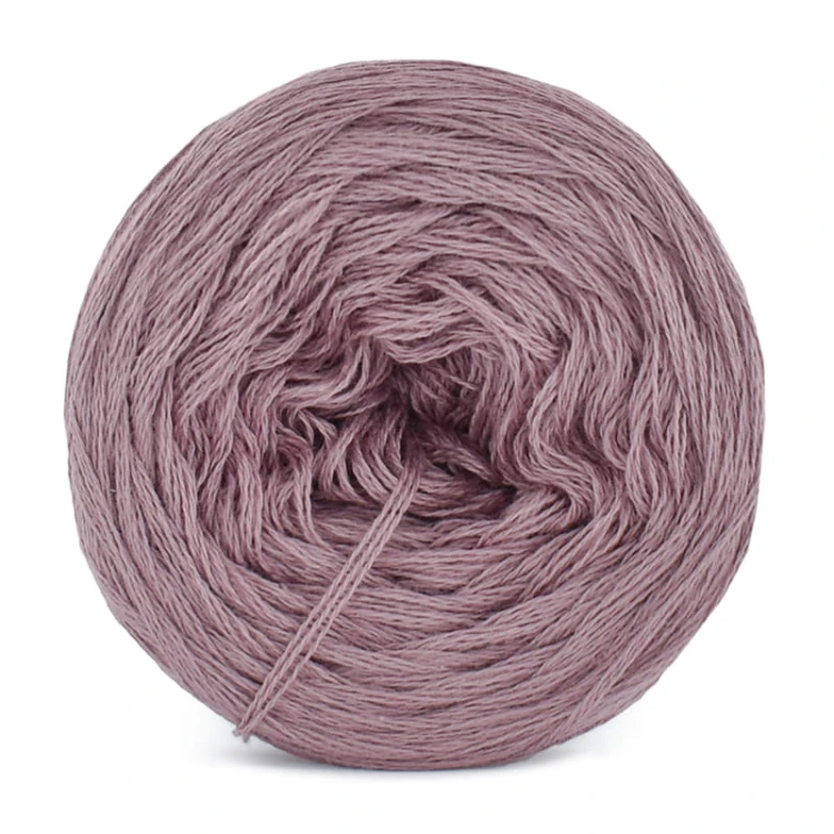 KOKONEK ReCotton Mono jeden kolor - blady fiolet / 250m