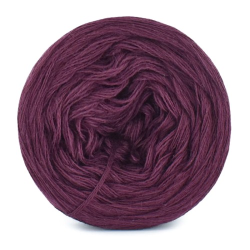KOKONEK ReCotton Mono jeden kolor - wino / 250m