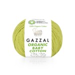 Włóczka Gazzal Organic Baby Cotton 426 / groszek