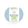 Włóczka Gazzal Organic Baby Cotton 423 / błękit