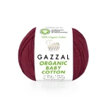 Włóczka Gazzal Organic Baby Cotton 429 / bordo