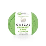 Włóczka Gazzal Organic Baby Cotton 421 / zielony