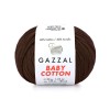 Włóczka Gazzal Baby Cotton 3436 - 50g - brąz