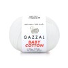 Włóczka Gazzal Baby Cotton 3432 - 50g - biel