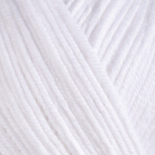 Włóczka Gazzal Baby Cotton 3432 - 50g - biel