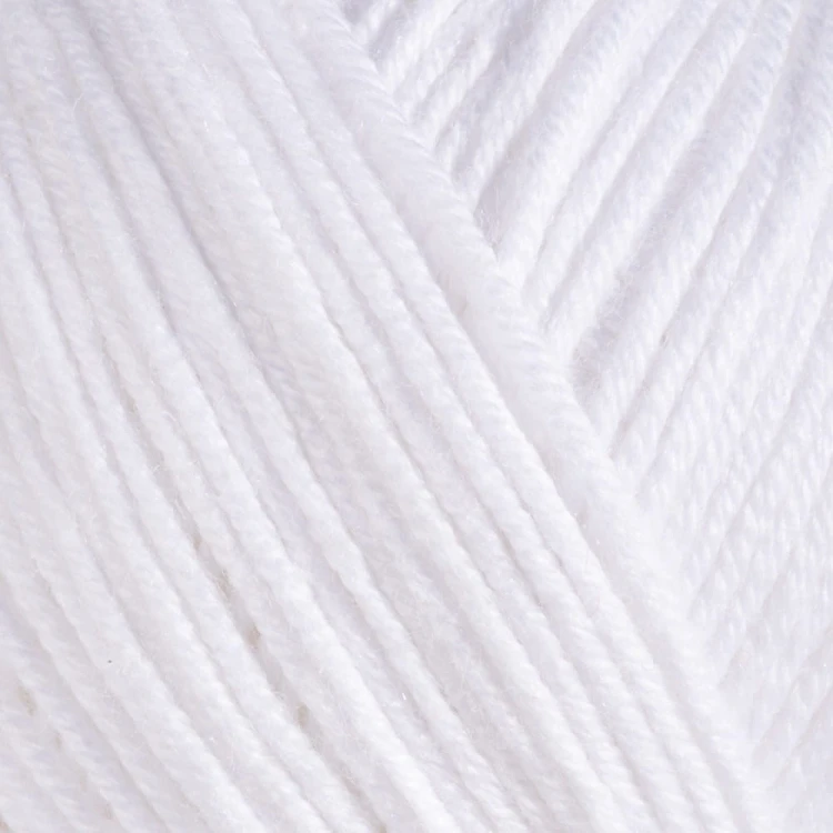 Włóczka Gazzal Baby Cotton 3432 - 50g - biel