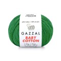 Włóczka Gazzal Baby Cotton 3456 - 50g - trawa