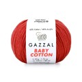 Włóczka Gazzal Baby Cotton 3418 - 50g - koral
