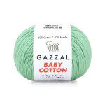 Włóczka Gazzal Baby Cotton 3425 - 50g - mięta