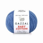 Włóczka Gazzal Baby Cotton 3431 - 50g - jeans