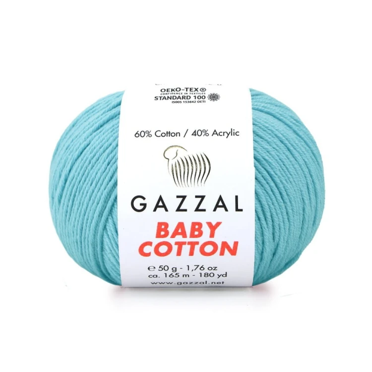 Włóczka Gazzal Baby Cotton 3451 - 50g - patyna
