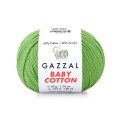 Włóczka Gazzal Baby Cotton 3448 - 50g - zielony
