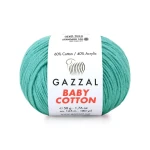 Włóczka Gazzal Baby Cotton 3426 - 50g - szmaragd