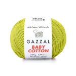 Włóczka Gazzal Baby Cotton 3457 - 50g - pistacja