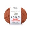 Włóczka Gazzal Baby Cotton 3454 - 50g - miedziany