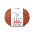 Włóczka Gazzal Baby Cotton 3454 - 50g - miedziany