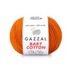Włóczka Gazzal Baby Cotton 3419 - 50g - pomarańcz