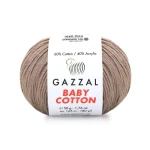 Włóczka Gazzal Baby Cotton 3434 - 50g - cappuccino