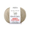 Włóczka Gazzal Baby Cotton 3446 - 50g - jasny beż