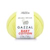 Włóczka Gazzal Baby Cotton 3413 - 50g - jasny żółty