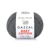 Włóczka Gazzal Baby Cotton 3450 - 50g - ciemny szary