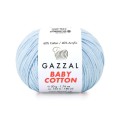 Włóczka Gazzal Baby Cotton 3429 - 50g - jasny błękit